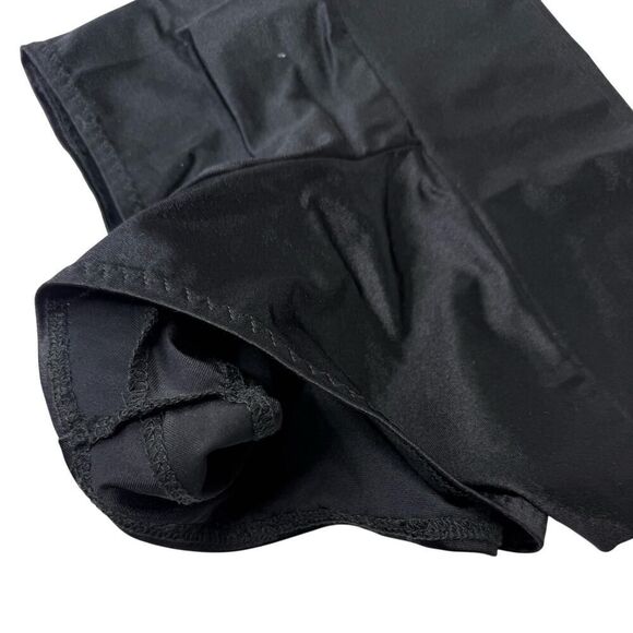 Custom High-Waisted Black Pole Burlesque Dance Shorts – Super Short, Cheeky, (S) - Picture 4 of 7